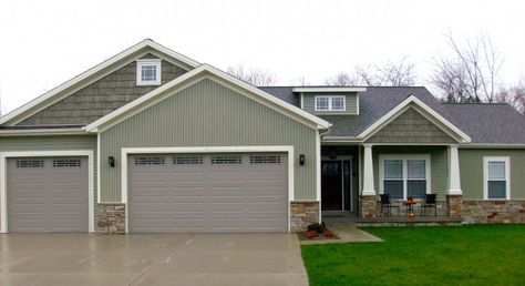 Scottish thistle siding Light Green Siding, Mastic Vinyl Siding, Georgia Pacific Vinyl Siding, Green Vinyl Siding, Mastic Siding, Shaker Siding, Vinyl Exterior Siding, Green House Exterior, Green Siding