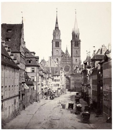 19th Century Germany, Aesthetic Medieval, Life In Germany, Old Cities, Germany And Prussia, German Cities, Nuremberg Germany, Old Germany, German Heritage