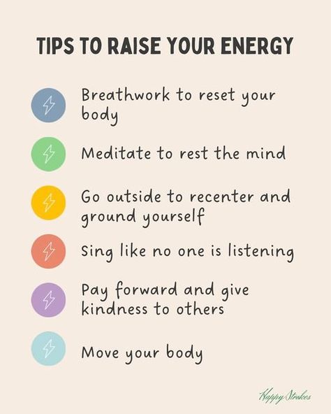 HAPPY STROKES © on Instagram: "If you find yourself feeling sluggish, having difficulty staying awake, or chugging multiple cups of coffee just to make it to lunchtime, you’re not alone. Most of us are familiar with feeling worn out and weary at the end of the day. Fortunately, there are plenty of healthy actions you can take to reduce fatigue and boost your energy levels. In fact, making a few small changes to your daily routine can significantly affect how energetic you feel, along with man How To Stay Energetic All Day, How To Be Energetic All Day, How To Feel Awake, Staying Awake Tips, Life Reboot, How To Feel Full, Resolution 2023, Healing Reflexology, Feeling Sluggish