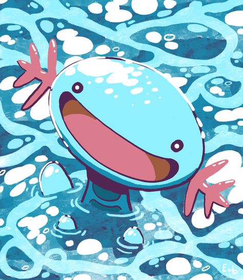 Wooper Pokemon, Pokemon Cute, Pokemon Manga, Cute Pokemon, Pokemon, Deviantart, Tumblr, Water, Pokémon