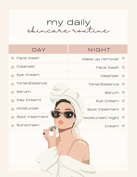 Body Routine Skincare, Skin Care Routine Planner, Skincare Pictures, Skincare Checklist, Glowup Motivation, Doughnuts Photography, Fun Skincare, Cheap Skincare, Back To School Routine