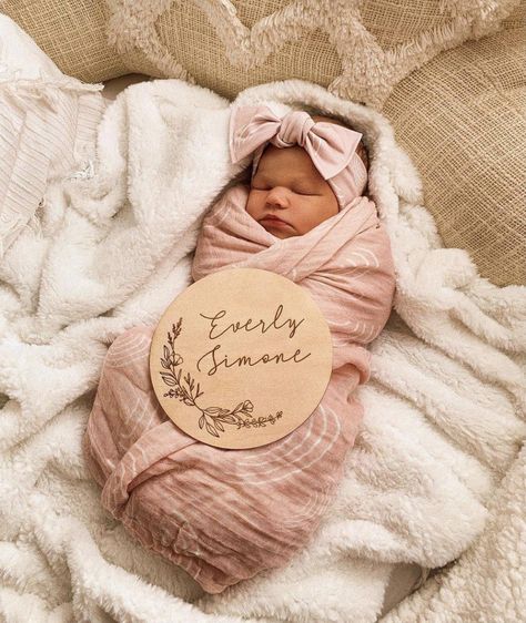 Blush Pink Rainbow Swaddle Blanket - Harp Angel Boutique Modern Birth Announcement, Stroller Cover, Newborn Swaddle, Muslin Swaddle Blanket, Lovey Blanket, Muslin Swaddle, Receiving Blanket, Baby Gown, Muslin Swaddling