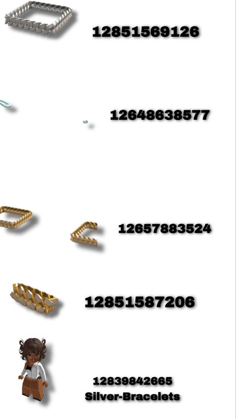 Roblox Bloxburg Clothing Codes, Roblox Berry Avenue Codes Bracelet, Roblox Gold Accessories Codes, Roblox Codes Bracelet, Bracelets Codes Berry Ave, Bracelet Codes Bloxburg, Bloxburg Bracelet Code, Berry Ave Jewelry Code, Bracelet Codes Berry Ave