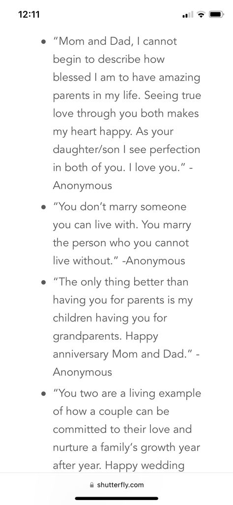 Happy Anniversary Mom And Dad, Anniversary Wishes For Parents, Anniversary Video, Anniversary Note, Dad Aesthetic, See True, Mom And Dad Quotes, Anniversary Wishes, Marriage Anniversary