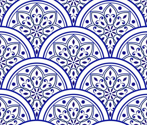 Blue Pottery Patterns, Blue Pottery Jaipur, Blue Pottery Designs, Ceramic Pattern, African Pattern Design, Pottery Patterns, Mandala Design Pattern, Monochrome Pattern, Textile Pattern Design