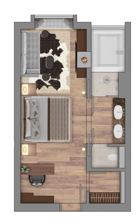 BÜRGENSTOCK HOTELS & RESORT Buergenstock Deluxe Lake View Room 42 m² / 452 sq ft Hotel Room Blueprint, Best Hotel Rooms Interior Design, Small Hotel Room Layout Plan, Hotel Bedroom Plan, Small Room Plan, 2 Floor Bedroom, Boarding House Room Ideas, Hotel Suite Room Plan, Hotel Room Layout Plan