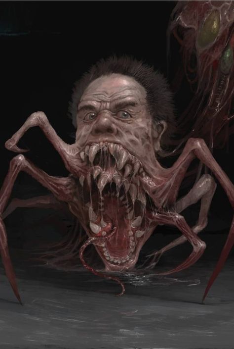 Creepy Monster, Bio Organic, Horror Artwork, Creature Artwork, Horror Monsters, Scary Monsters, 다크 판타지, Call Of Cthulhu, Monster Concept Art