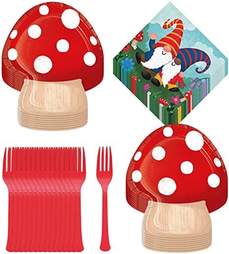 Woodland Mushroom Birthday Party, Gnome Theme Party, Mushroom Party Theme, Mushroom Birthday Party Ideas, Mushroom Birthday Party Decor, Mushroom Party Ideas, Mushroom Theme Party, Mushroom Party Decorations, Gnome Birthday Party