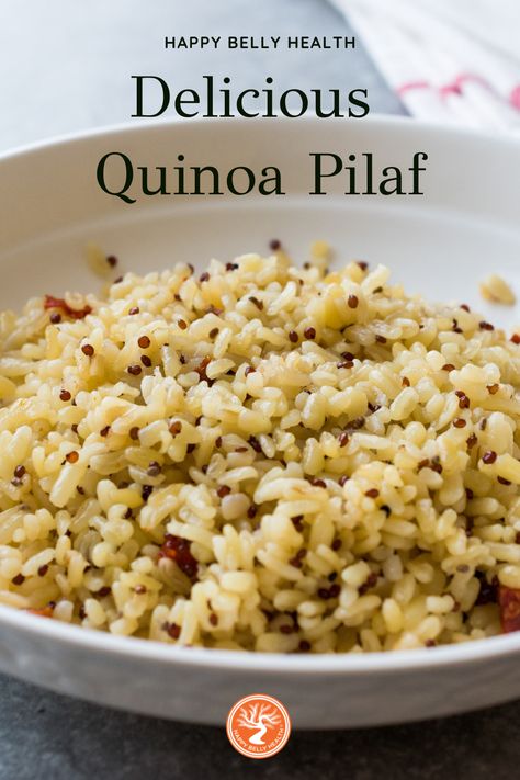 Delicious Quinoa Pilaf Buttery Rice, Rice And Quinoa, Quinoa Pilaf, Savory Rice, Brown Rice Recipes, Hosting Dinner, Happy Belly, Hearty Meal, Rice Pilaf