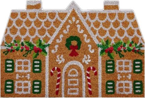 Doors Mats, Coir Rug, Doormat Diy, Christmas Doormats, Xmas Gingerbread, Diy Christmas Door, Door Mat Diy, Holiday Party Themes, Group Crafts