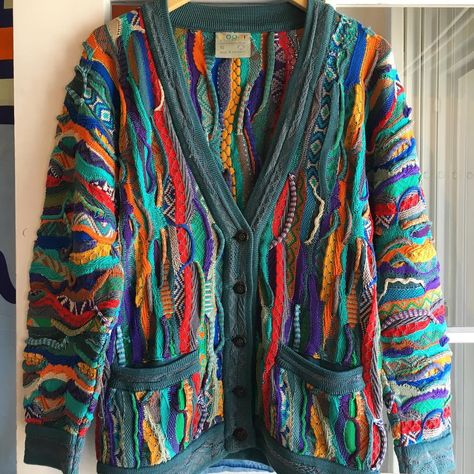 Vintage By Round Two on Instagram: “90s Coogi cardigan  Size S/M” Cardigan Outfit, Round Two, Swag Outfits For Girls, Cardigan Outfits, Swag Outfits, Men Sweater, Girl Outfits, Knitting, Outfit Inspo