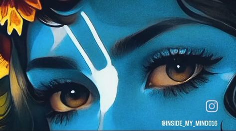 Krishan Ji Eyes Drawing, Lord Krishna And Radha Drawing, Krishna Eyes Wallpaper, Krishna Eyes Aesthetic Painting, Krishna Eyes Aesthetic, Lord Krishna Eyes, Radhe Radhe Wallpaper, Krishna Eyes Drawing, Krishna Eyes Painting