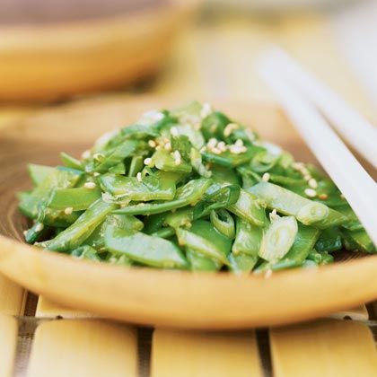 Snow Pea Salad, Sesame Dressing Recipe, Snap Pea Salad, Pea Salad Recipes, Snow Pea, Sesame Dressing, Pea Salad, Snow Peas, Refreshing Salad