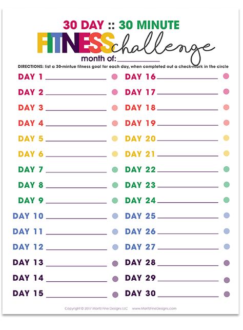 Don't lose your fitness motivation! Take the 30 Day, 30 Minute Fitness Challenge to get on the right track to exercise daily! Get your free printable Fitness Challenge now. 30 Day Step Challenge, Free Printable 30 Day Workout Challenge, Exercise Calendar Printable, 30 Day Workout Calendar Free Printable, Exercise Log Printable Free, January Exercise Challenge, 30 Day Walking Challenge Printable, Workout Log Printable Free, Walking Tracker Printable Free