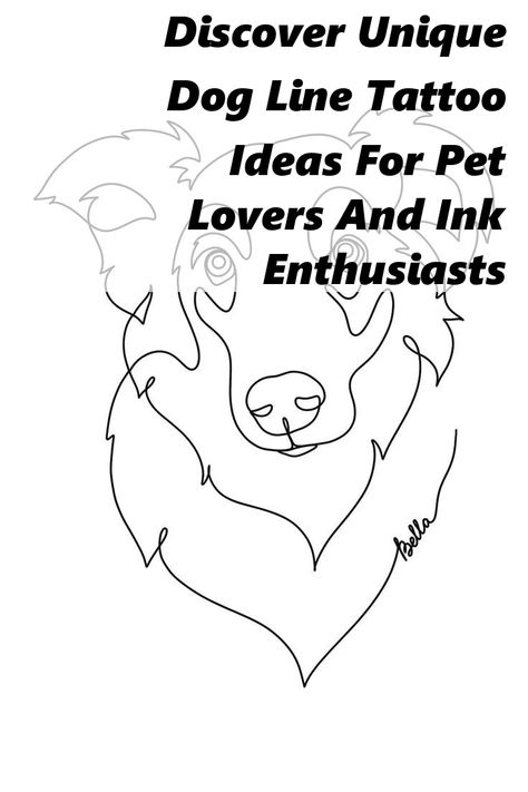 Explore a collection of unique dog line tattoo ideas that celebrate the bond between pets and their owners. Whether you're a devoted pet lover or an ink enthusiast, these minimalist designs capture the essence of your furry friend in a stylish way. Discover inspiration that blends art and affection, perfect for anyone looking to express their love for dogs through body art. Unleash your creativity and find the perfect tattoo that tells your story. Dog Line Tattoo, Pet Tattoos, Small Dog Tattoos, Line Tattoo Ideas, Perfect Tattoo, Dog Line, Line Tattoo, Loyal Friends, Minimalist Designs