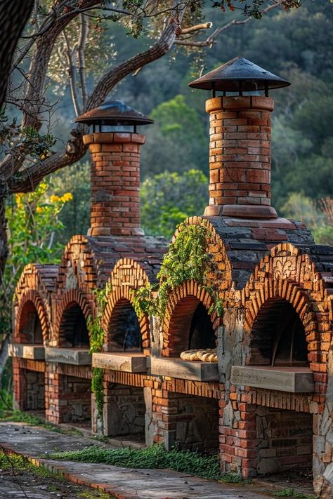 How to Build a Backyard Pizza Oven: Step-by-Step Guide Brick Pizza Oven Outdoor How To Build, Outdoor Wood Fired Pizza Oven, Pizza Oven Outdoor Area, Pizza Oven Outside, Outdoor Kitchen With Pizza Oven, Fireplace And Pizza Oven, Homemade Pizza Oven, Outdoor Cooking Fireplace, Oak Beam Fireplace