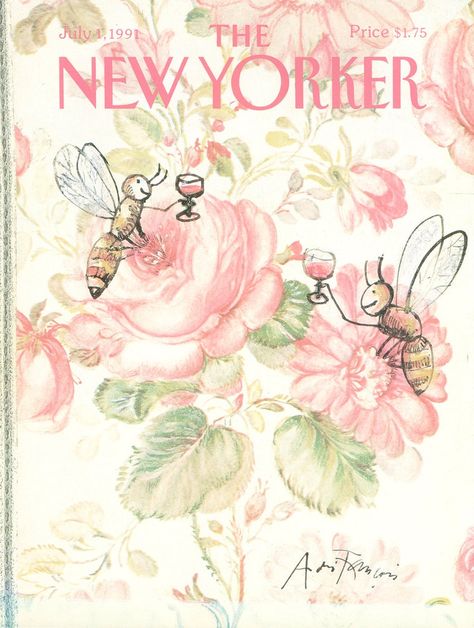 The New Yorker Magazine, New Yorker Magazine, New Yorker Covers, Dorm Posters, Pink Posters, Picture Collage Wall, Cute Poster, Vintage Poster Art, Art Collage Wall