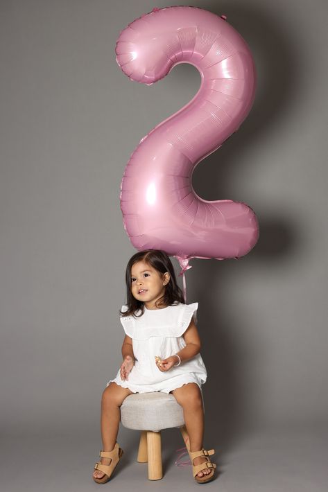 40 Inch Balloon Number 2 Pastel … curated on LTK Two Year Old Photo Shoot, Second Birthday Photos, 2nd Birthday Pictures, Happy Birthday 2, Sweet Pictures, Ocean Birthday, Birthday Shoot, Child Smile, Sweet Pic