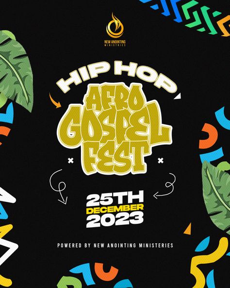 Hip-Hop AfroGospel Fest! 25th of December. Fest Backgrounds, Hip Hop Event Poster, Modern Poster Design Creative, Fest Poster Design, Dj Flyer Design, Concert Flyer Design, Hip Hop Concert, Motion Graphics Trends, Fest Poster