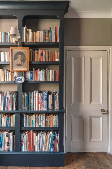 A Warm Muted Color Palette in a Victorian House 11 Beautiful Victorian House, London Houses, Muted Color Palette, Victorian House, Built In Bookcase, Built In Bench, Kitchen Cabinet Storage, Loft Apartment, Shelf Styling