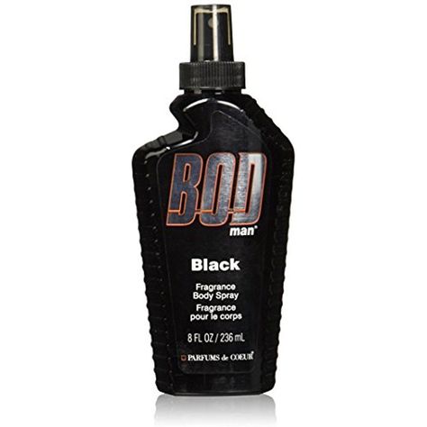 Parfums De Coeur Bod Man Black Fragrance Body Spray For Men, 8 Ounce #ParfumsdeCoeur Body Spray For Men, Fragrances For Men, Ripped Abs, Man Black, Coffee Bottle, Male Body, Body Spray, Vodka Bottle, Women Fashion