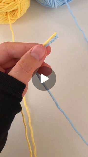 hana crochet🦋 on Instagram: "The most secure way to join two yarns🧶 Magic Knot Tutorial 🎀...
.
.
.
#crochettutorial #crocheting #crochetlovers❤️ #crochetting #crochettime #crochetersofinstagram #trending #viral" Say It Right, Joining Yarn, Knot Tutorial, Magic Knot, Knitting Hacks, Crochet Hack, Knots Diy, Knots Tutorial, Crochet Stitches Video