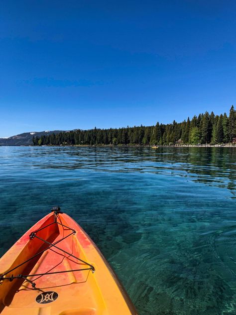 Lake Kayaking, Edgewood Tahoe, Double Kayak, Tahoe City, Clear Lake, Cross Country Skiing, Best Vacations, Lake Tahoe, Great View