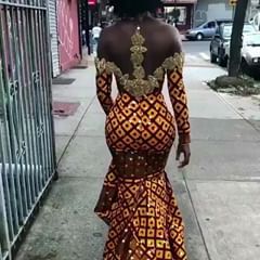 Ankara Prom Dress, Long Ankara Dresses, Nigerian Dress, Prom Girl Dresses, African Prom Dresses, Ankara Dresses, African Wedding Dress, African Wear Dresses, Prom Dress Inspiration