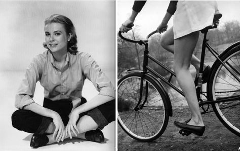 Tomboy Style: UNIFORM | Bass Weejuns Bass Weejuns, 1950s Hollywood, Smart Casual Work, Cycling Posters, Retro Photo, Bike Style, Loafers Style, Cool Bicycles, Tomboy Fashion