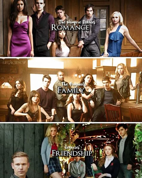 The Vampire Diaries: Romance ☆ The Originals: Family ☆ Legacies: Friendship The Vampire Diaries And The Originals, The Originals Wallpaper, The Originals Family, Vampire Diaries Books, Vampire Diaries Memes, Vampire Diaries Poster, Vampier Diaries, The Legacies, The Originals Tv