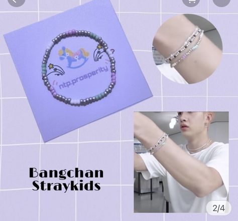 Skz Beads Bracelet, Skz Beaded Jewelry, Kpop Bead Bracelets, Kpop Bracelet Ideas, Kpop Idol Bracelet, Skz Jewelry, Stray Kids Bracelet, Beads Kpop, Kpop Bracelet