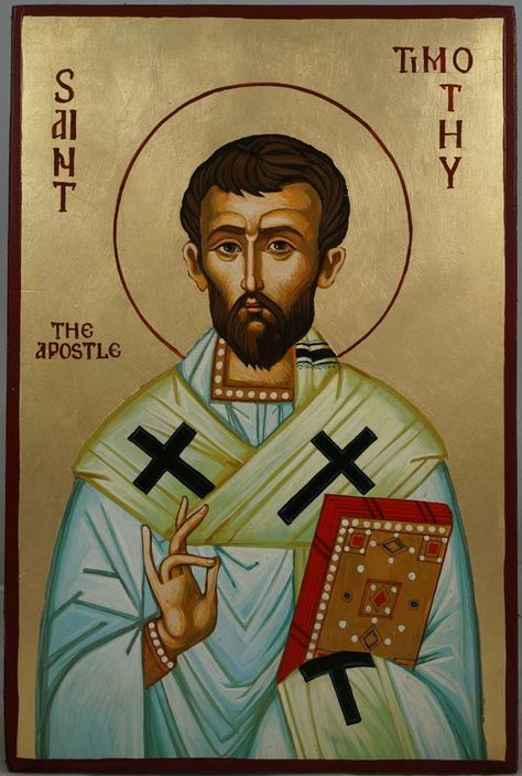 Greek Iconography, Preschool Pe, St Timothy, Saint Timothy, Women Saints, Judas Iscariot, Orthodox Saints, Catholic Icons, Neoclassical Art