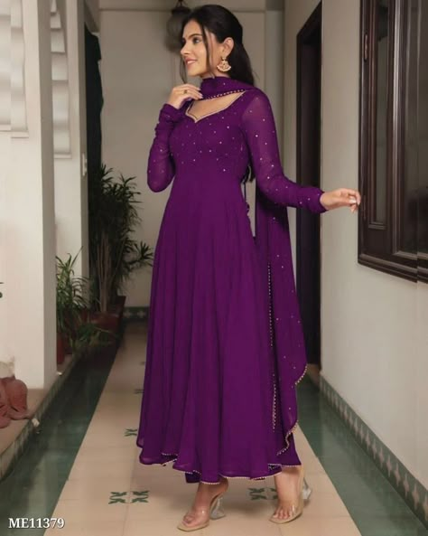 #viralimage# Anarkali Chudi Designs, A Line Churidar Designs, Indian Churidar Designs, Long Umbrella Kurti Designs, Long Umbrella Dress Designs, Umbrella Churidar Designs, Purple Anarkali Suits, Lavender Anarkali Suits, Umbrella Dress Design Ideas