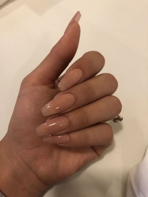 CHIC MINIMALIST NAILS | JANUARY NAILS Clear Neutral Acrylic Nails, Simple Acrylic Nails Brown Skin, Natural Nails Designs Black Women, Jelly Nails On Dark Skin, Clear Nails Natural, Nude Classy Nails, Sheer Nail Ideas, Clear Acrylic Nails On Black Women, Brown Skin Neutral Nails