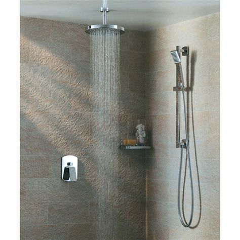 Orb round rainfall effect shower head - multiple sizes from £139 | Bathroom Heaven http://www.bathroomheaven.com/round-shower-heads/orb-round-250mm-shower-head-14893.aspx Bathroom With Low Ceiling, Water Saving Shower Head, Brass Shower Head, Radiators Modern, Modern Basin, Best Bathroom Vanities, Gas Cylinder, Brass Shower, Hot Water System