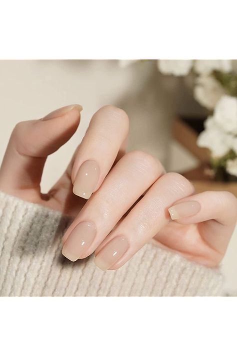 AHAMIOU Gel Nail Polish Nude Gel Polish Kit Sheer Milky White Icy Jelly Translucent Gel Polish Set Color Neutral Soak Off Art Home DIY Manicure Salon Varnish(Milky Brown) Nude Gel Polish, Milky White, Diy Manicure, Gel Nail, Gel Nail Polish, Fashion Nails, Gel Polish, Art Home, Jelly