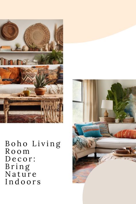 Bohemian-style living room with natural textures, woven wall art, vibrant pillows, and indoor plants. Kitchen Flooring Trends, Kitchen Tile Inspiration, Ensuite Bathroom Designs, Industrial Chic Kitchen, Rustic Industrial Kitchen, Modern Bedroom Colors, Compact Kitchen Design, Bring Nature Indoors, Gallery Wall Inspiration