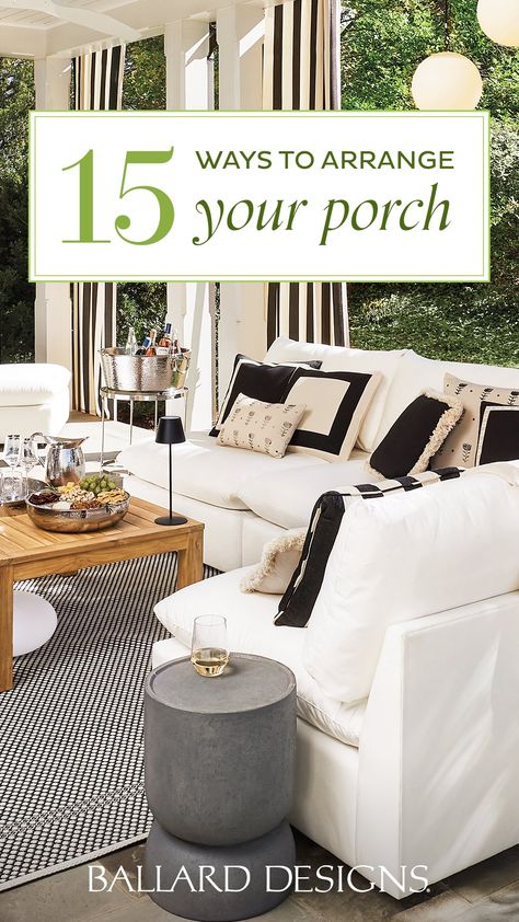 Looking to transform your outdoor space? ✨ Whether you have a front porch that welcomes visitors or a back porch that’s private and perfect for entertaining the right furniture arrangement sets the ideal vibe.

With summer around the corner, explore 15 furniture layout ideas perfect for any style and space. Outdoor Furniture Arrangement Layout, Front Porch Furniture Layout, Porch Furniture Layout, Small Back Porches, Deck Furniture Layout, Front Porch Furniture, Covered Back Porches, Porch Outdoor, Cozy Spaces