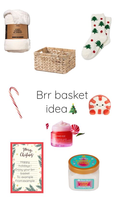 A idea to make a brr basket w/ these goodies to give to your loved ones!🤍🎄 Cheap Xmas Gifts, Cheap Gift Baskets, Creative Gift Baskets, Birthday Presents For Friends, Holiday Baskets, Christmas Prep, Cute Gifts For Friends, Heart Socks, Holiday Gift Baskets