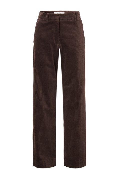 The ZENGGI Soft Corduroy Wide Leg Pants is one of our known models in a new quality. Relaxed trousers with side pockets, belt loops and a zip fastening. Available in the new seasonal colours Coffee Brown and Twilight Purple. Anna is 178 cm and wears a size S. Cheyenne is 179 cm and wears a size S. Relaxed fit Side pockets Zip- button fastening The ZENGGI Soft Cotton Corduroy quality is a beautiful draped fabric. Corduroy is a ribbed woven fabric and the weft thread forms the pile fabric when wea Twilight Purple, Corduroy Wide Leg Pants, Brown Corduroy Pants, Nancy Wheeler, Brown Trousers, Cord Trousers, Relaxed Trousers, Brown Pants, Coffee Brown