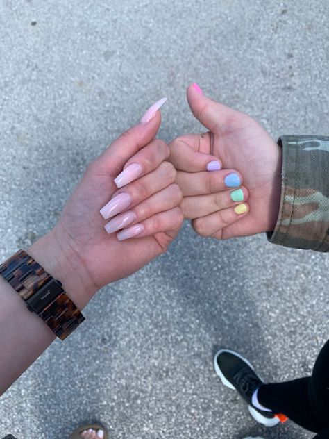 Mommy Daughter Matching Nails, Mom And Daughter Matching Nails, Mommy And Daughter Nails, Mommy Daughter Nails, Mother Daughter Nails, 36 Birthday, Matching Nails, 36th Birthday, Mom And Daughter Matching