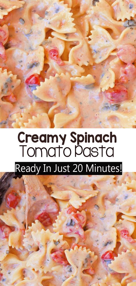 Low Calorie Pasta Meals, Low Calorie Recipes Pasta, Low Calorie Pasta Dishes, Low Calorie Creamy Pasta, Healthy Pasta Recipes Low Calorie, Pasta Recipes Low Calorie, Pasta Spinach Tomato, Low Calorie Pasta Recipes, Spinach Dishes