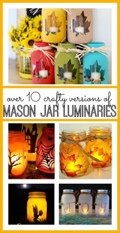 Craft Ideas Decor, Fall Mason Jar Crafts, Mason Jar String Art, Mason Jar Candy, Mason Jar Luminaries, Fall Mason Jars, Friend Crafts, Simple Crafts, Jar Art