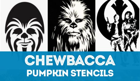 Chewbacca Svg Free, Pumpkin Stencils Free, Pumpkin Stencils, Pumpkin Stencil, Star Wars Movie, Chewbacca, Svg Free, Pumpkin Carving, Free Printables