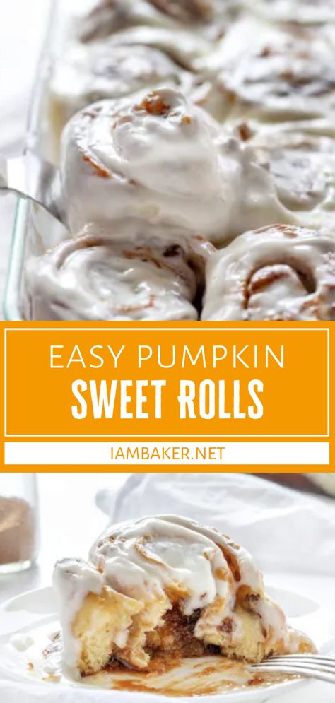 Pumpkin Spice Cinnamon Rolls Easy, Pumpkin Spice Rolls, Pumpkin Sweet Rolls, Homemade Pumpkin Cinnamon Rolls, Pumpkin Cinnamon Rolls Homemade, Pumpkin Cinnamon Rolls Easy, Homemade Pumpkin Recipes, Easy Pumpkin Cinnamon Rolls, Sweet Rolls Recipe