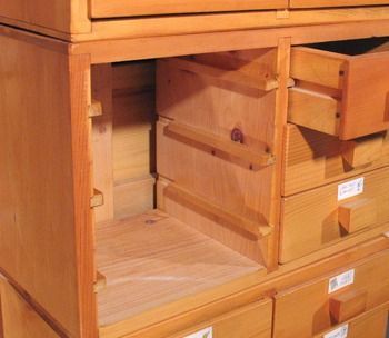 Wooden drawer slides. Have lots of tips on how to make drawers ... Drawers Without Slides, Wooden Drawer Slides, Make Drawers, Wood Drawer Slides, How To Make Drawers, Furniture Fittings, Wooden Drawer, Wood Drawer, Diy Drawers