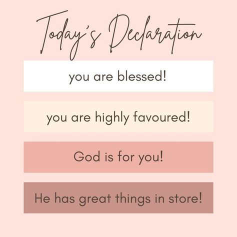 Highly Favoured By God, Favoured By God, God Is In The Blessing Business, God Is Saying To You Today 2023, God Bless Everyone Quotes, I Am Blessed Affirmations, Highly Favoured And Blessed, Trust God Affirmation, Lysa Terkeurst Quotes