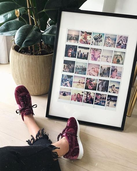 Polaroid Exhibition, Photography Display Ideas, Polaroid Pictures Display, Polaroid Display, Photography Display, Polaroid Diy, Photowall Ideas, Diy Wall Decor For Bedroom, Exposition Photo