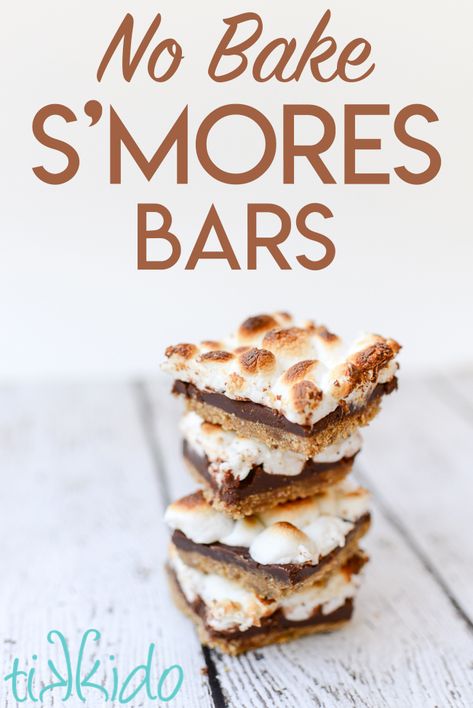 No Fire Smores, No Bake Smores Bars, Campfire Classroom, No Bake Smores, Baking Pics, Smores Bars, Baked Smores, S Mores Bars, Smores Dessert