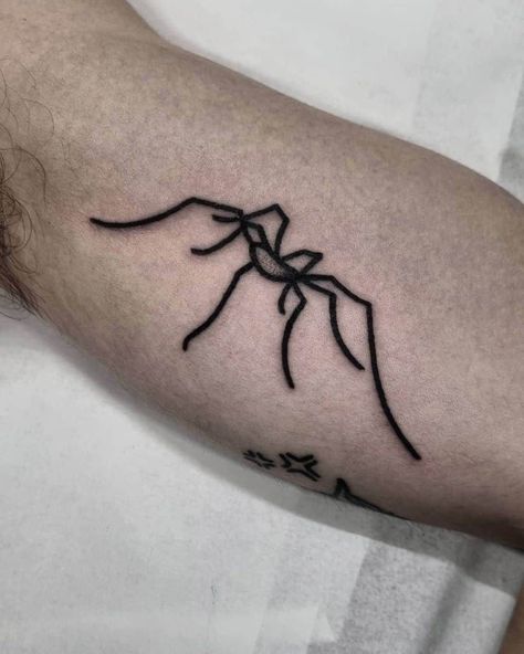 Small & Tiny Black Spider Tattoo Unique Spider Tattoo, Black Spider Tattoo, Small Tarantula Tattoo, Simple Tarantula Tattoo, Cute Tiny Spider Tattoos, Spider Tattoo Tarantula, Spider Themed Tattoos, Tarantula Tattoo, Black Widow Spider Tattoo